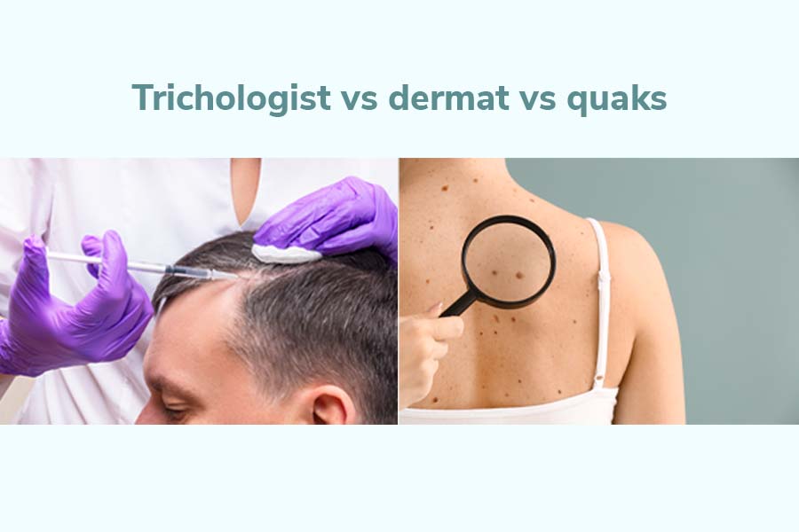 When to See a Trichologist Vs Dermatologist for Hair Loss When to See a Trichologist Vs Dermatologist for Hair Loss