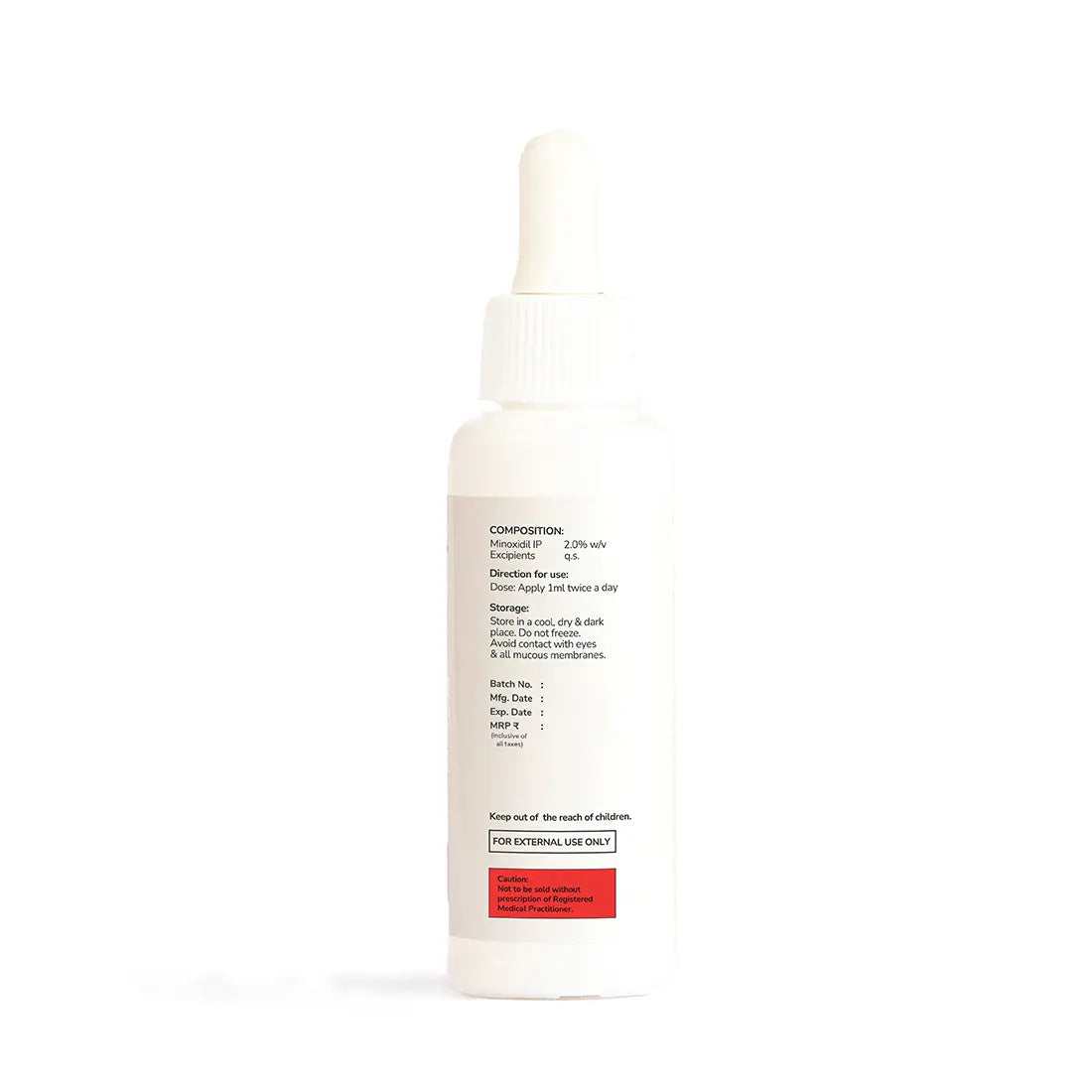 Minoxidil 2% Hair Growth Serum for Hair Fall Control (60 ml)