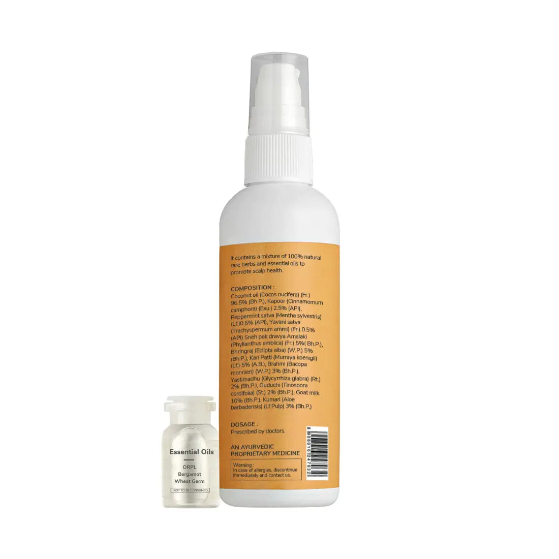 Scalp Oil with Dandruff Therapy Booster Shots | Contains ORPL and Bergamot