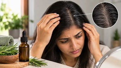 ग्रे बालों के लिए रोजमेरी ऑयल: क्या यह समय से पहले सफेद बालों को रोक सकता है?