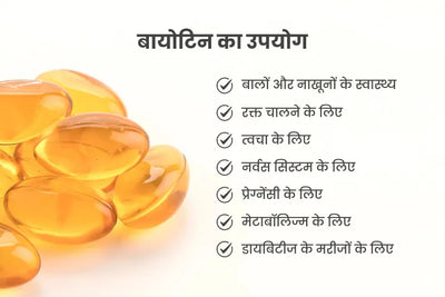 बायोटिन कैप्सूल के फायदे और नुकसान | Biotin Tablets Uses in Hindi - Traya