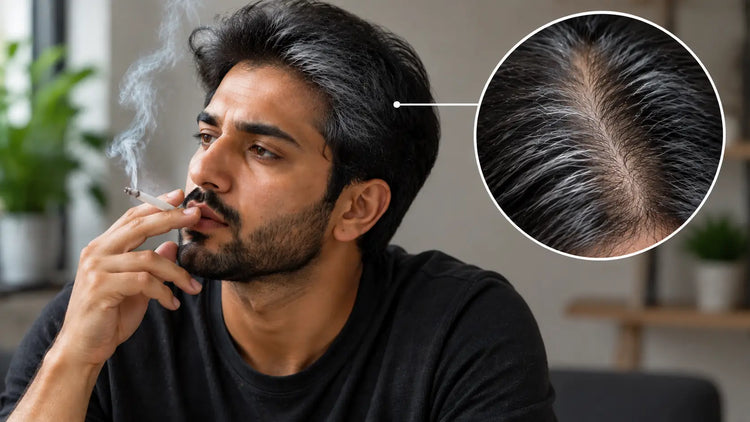 Smoking-Induced Premature Greying and Hair Loss