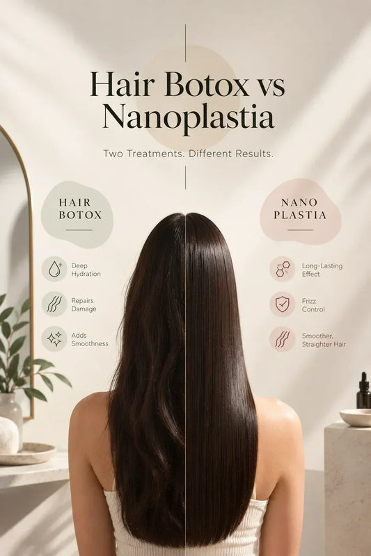 Hair Botox vs Nanoplastia