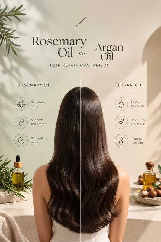 Rosemary Oil vs Argan Oil: Hair Repair Comparison