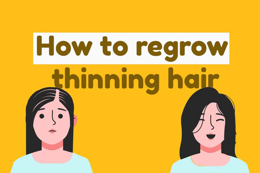 How to regrow thinning hair and home remedies for it.