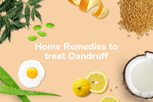Home remedies to treat dandruff