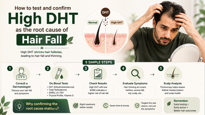 High DHT Testing: Blood Tests, Scalp Signs and Diagnosis