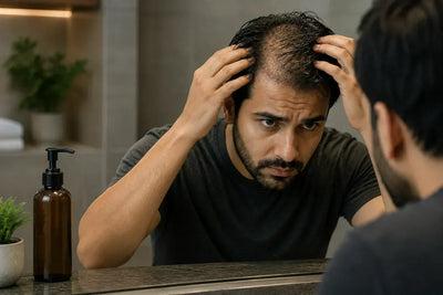 Male Pattern Hair Loss and Scalp Oiliness: What the Link Indicates