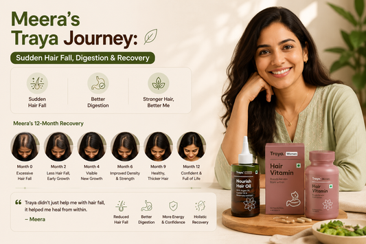 Meera’s Traya Journey: Sudden Hair Fall, Digestion & Recovery