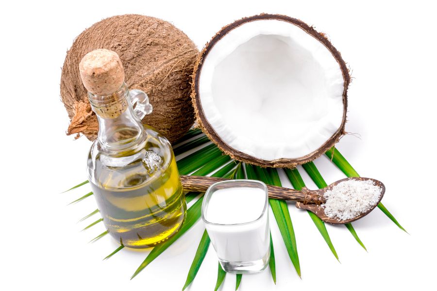 Coconut oil store good for dandruff