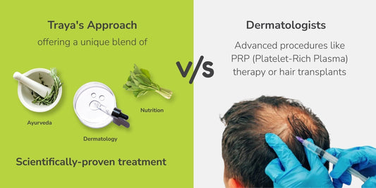 Why Personalized Hair Treatment Matters: Traya's Approach vs. Dermatologists