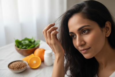 आयरन और विटामिन्स की कमी में बाल झड़ने के संकेत कैसे पहचानें?