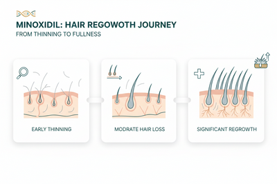 Minoxidil Benefits Across Different Hair Loss Stages