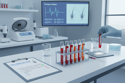 Blood Tests for Hair Loss: The Complete Diagnostic Guide to Detecting Deficiencies, Hormonal Imbalances & Root Causes