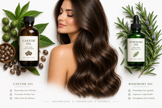 Castor Oil vs Rosemary Oil for Hair