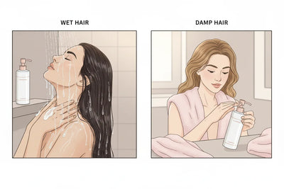 Conditioner on Wet vs Damp Hair