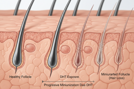 How Long Hair Follicles Can Survive Under Continuous DHT Exposure