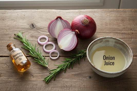 Rosemary Oil and Onion Juice