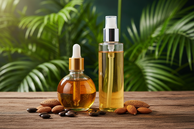 Castor Oil and Almond Oil Blend for Hair