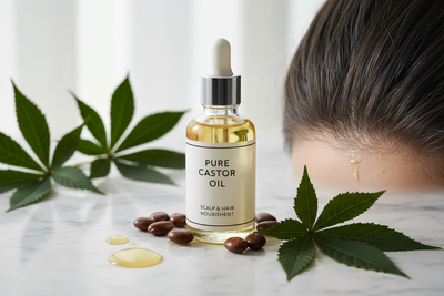 Castor Oil for Dandruff and Flaky Scalp