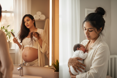 Hair Loss During Pregnancy vs Postpartum Hair Loss: What's the Difference?