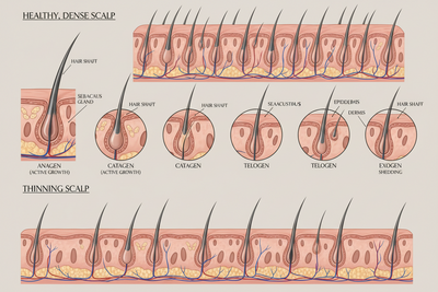 Life Cycle of a Hair Follicle and How It Affects Hair Density