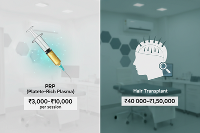 PRP Cost vs Hair Transplant Cost
