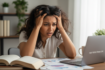 Stress & Hair Loss: Types, Symptoms & Management Tips