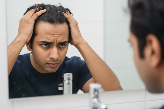 पुरुषों में हेयरलाइन पीछे जाने के शुरुआती संकेत कैसे पहचानें?