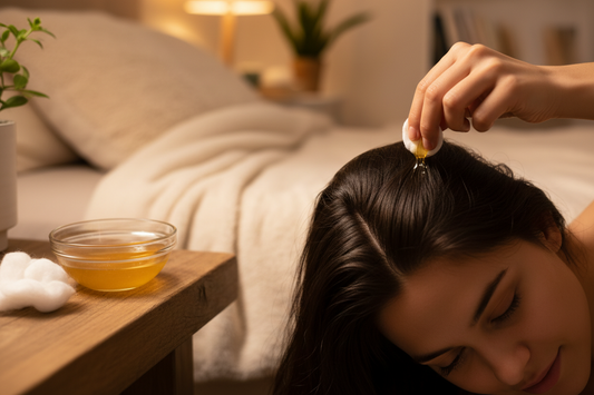 Onion Juice Overnight on Hair