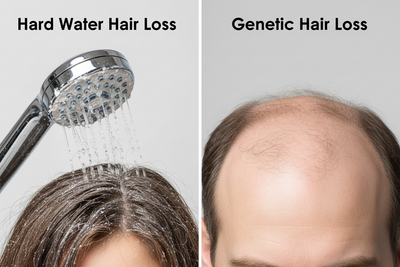 Hard Water Hair Loss vs Genetic Hair Loss: How to Tell the Difference