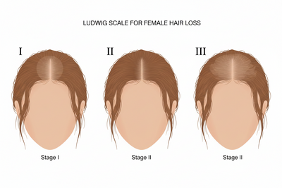 Ludwig Scale: Female Hair Loss Stages Guide