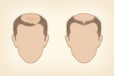 Crown Thinning vs Hairline Recession in Male Pattern Hair Loss