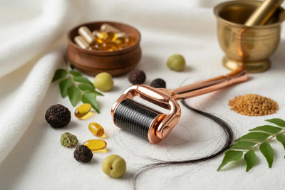बालों की ग्रोथ के लिए डर्मा रोलर का इस्तेमाल कैसे करें: पूरी जानकारी