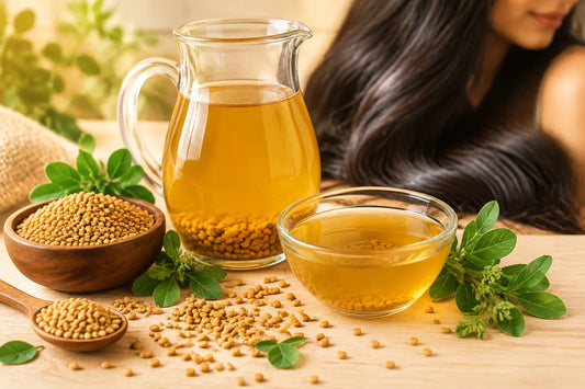 Fenugreek Water for Hair Rinse