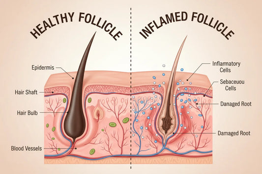 Chronic Scalp Inflammation Disrupts