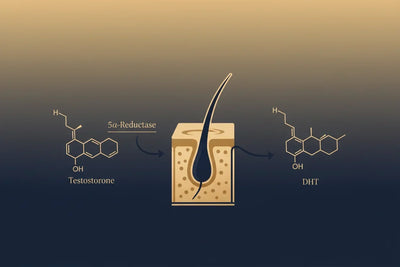 How Testosterone Converts to DHT Inside the Hair Follicle