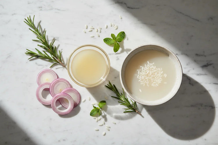 Onion Juice and Rice Water for Hair: Can You Combine Them? – Traya