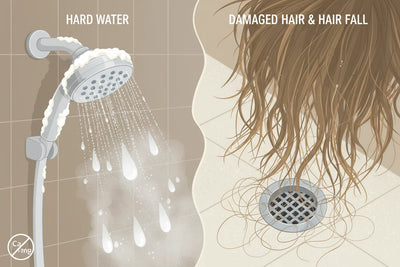 Signs hard water is contributing to hair fall