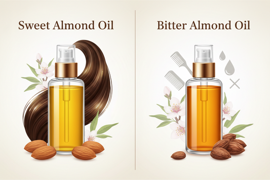 Sweet Almond Oil vs Bitter Almond Oil for Hair