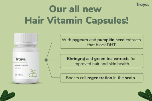 Traya’s All New Vitamin Capsules for Better Hair Growth