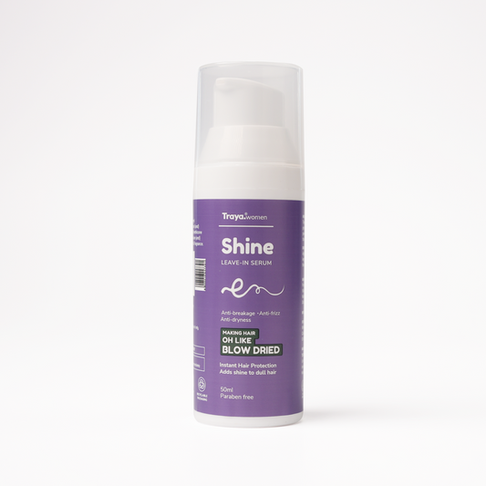 Shine Leave-in Serum, Anti-frizz, Anti-breakage formula  Suitable for All Hair Types