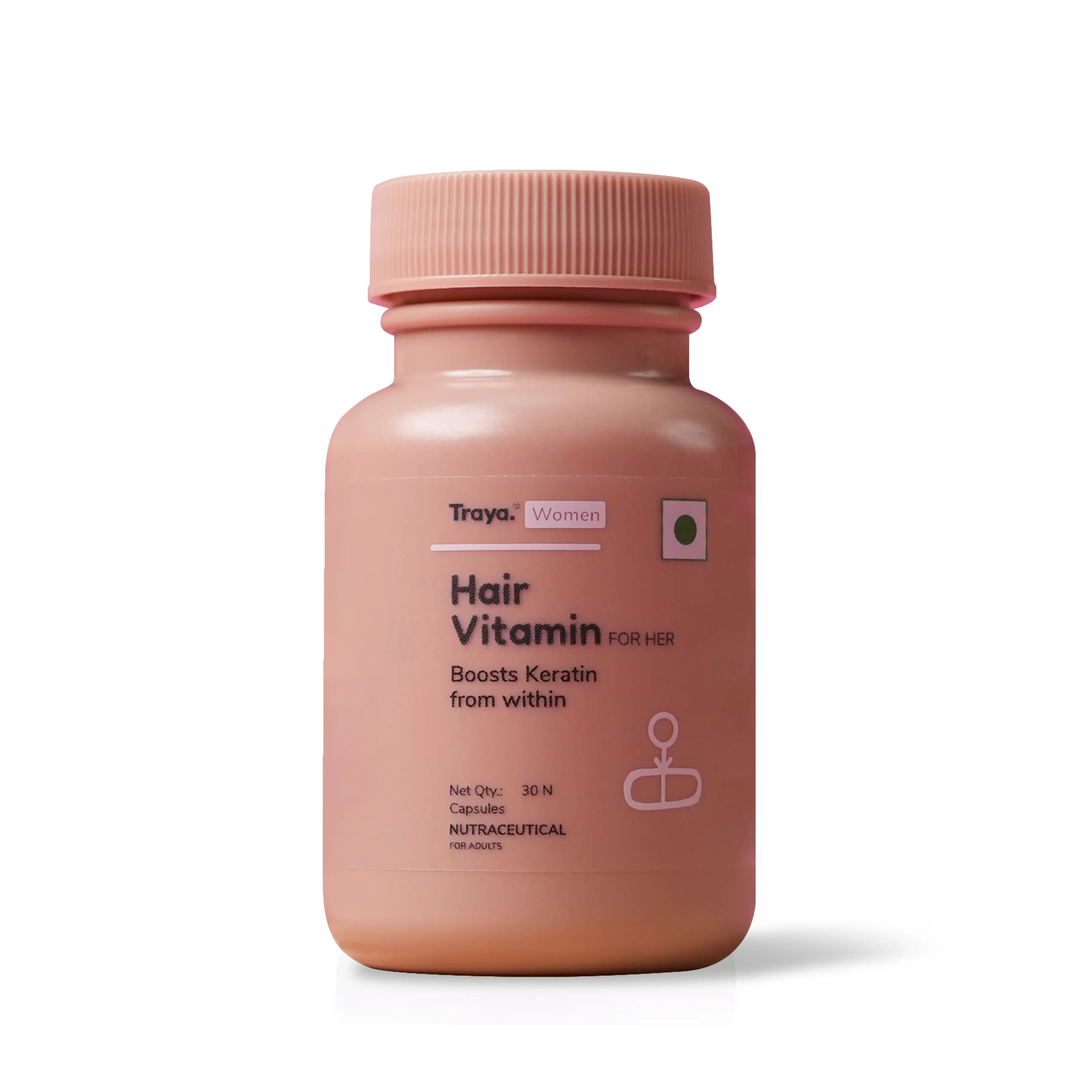 Hair Vitamin For Her Boosts Keratin from within 100 Vegetarian Traya
