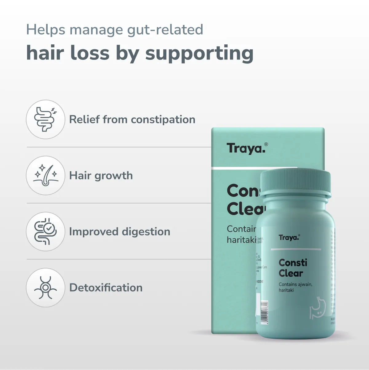 Codals Consti Consti Clear for improved bowel movement | Traya Health
