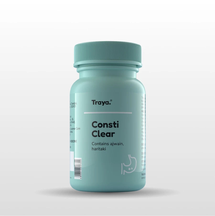Consticlear Label Consti Clear for improved bowel movement | Traya Health