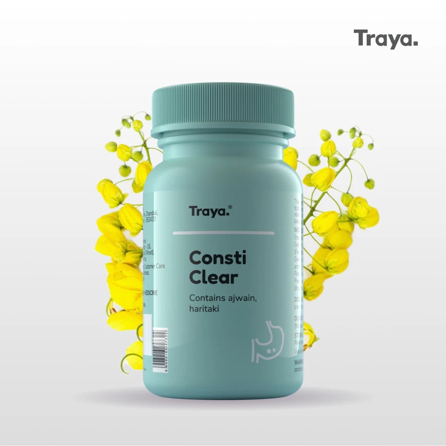 Consticlear Label Consti Clear for improved bowel movement | Traya Health