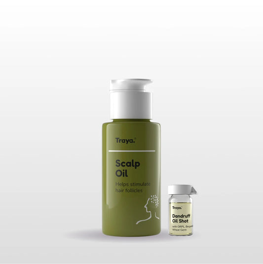 Scalp Oil 50ml with Dandruff Oil Shot | Contains ORPL and Bergamot