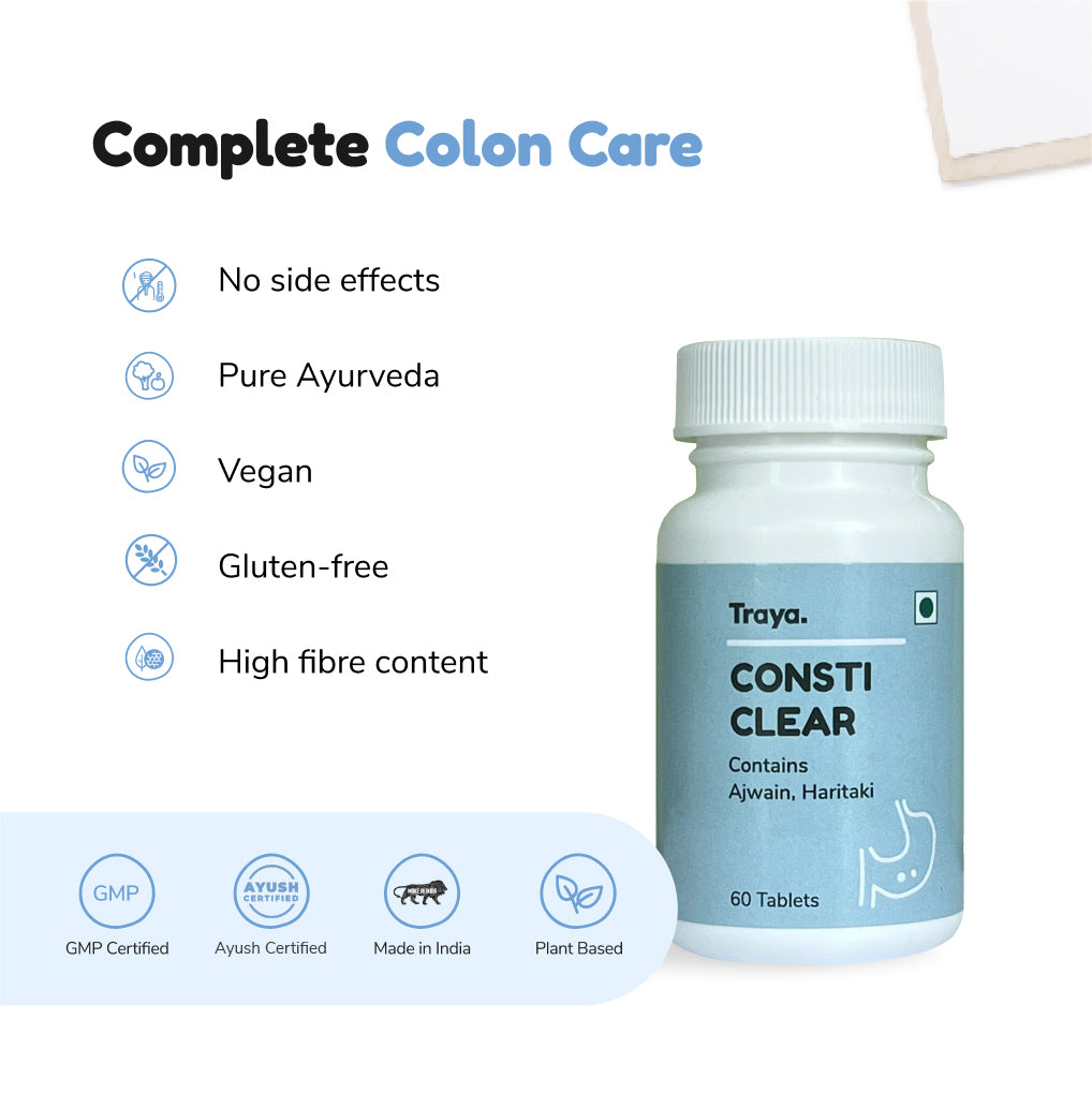 Consti Clear for Improved Bowel Movement