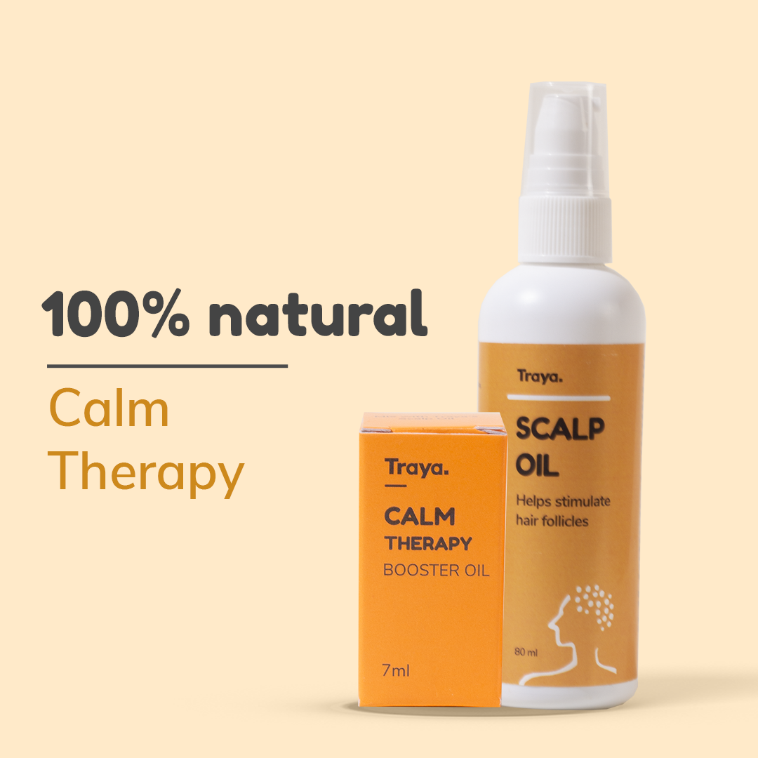 Scalp Oil with Calm Therapy Booster Shots | Contains ORPL and Ylang Ylang