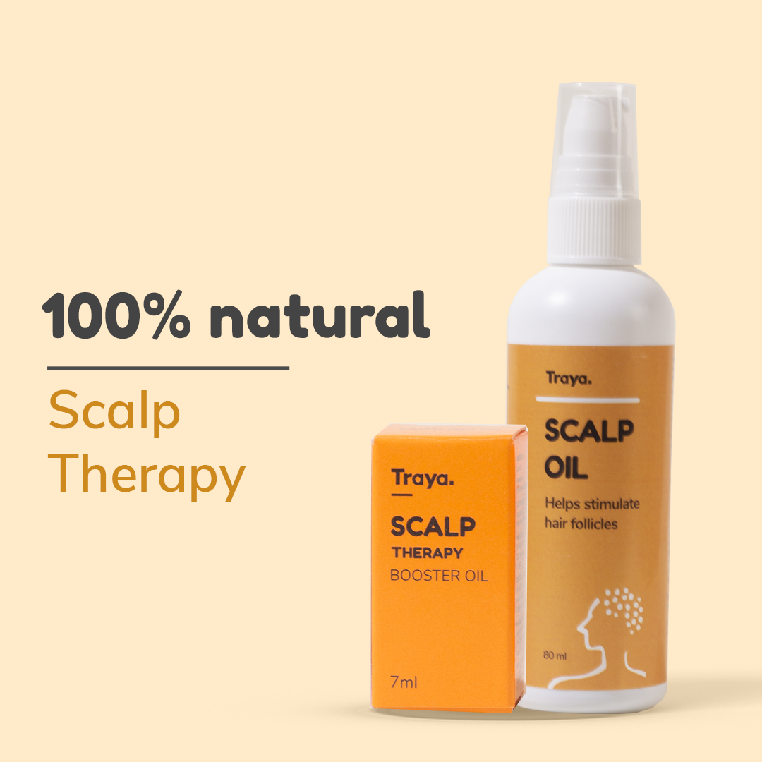 Scalp Oil with Scalp Therapy Booster Shots | Contains ORPL, Bergamot and Ylang Ylang